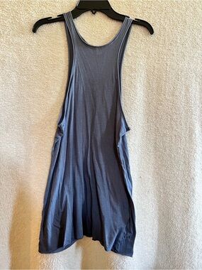 Hard tail Sleeveless Racerback Tank - Slate Blue